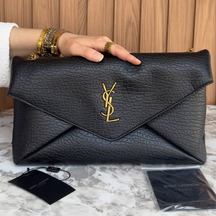 Y.S.L Envelope Bag with Gold-Tone Hardware ✨👜