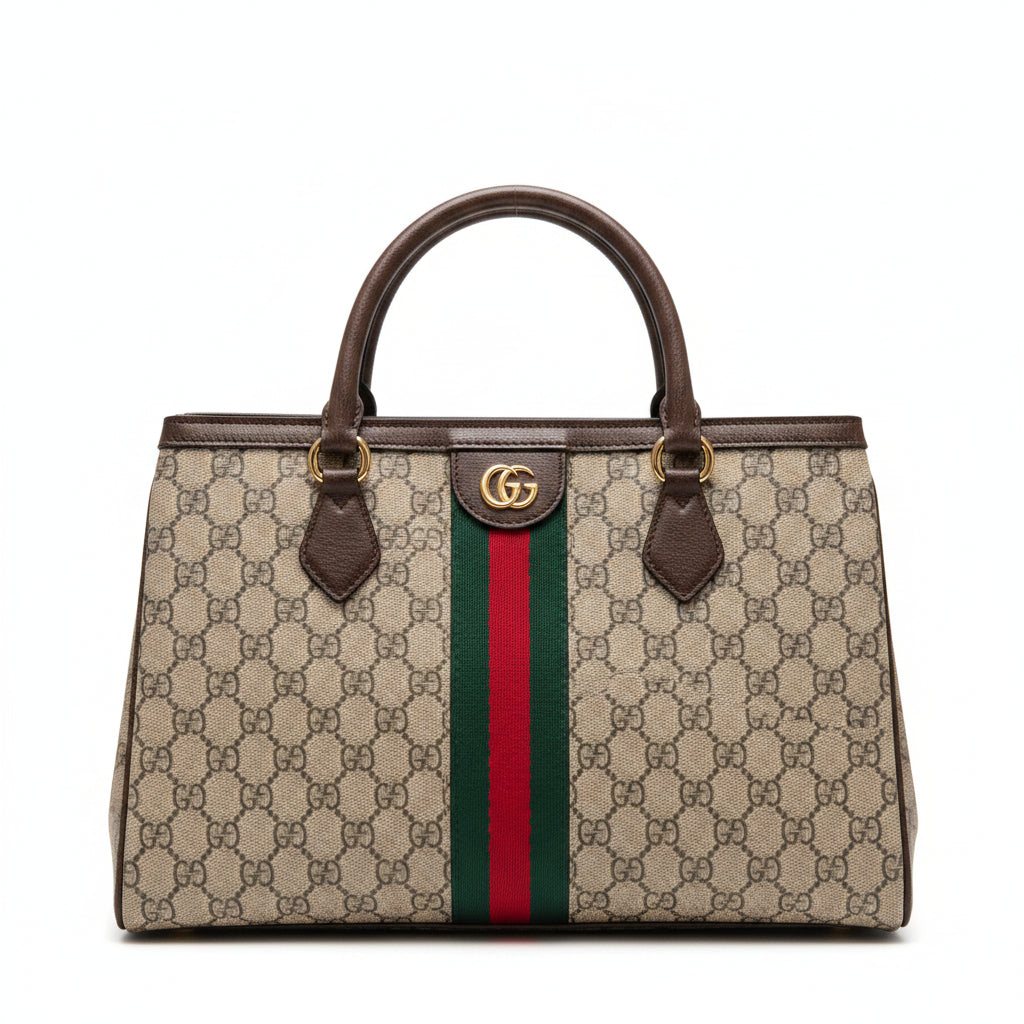 Gucci Ophidia GG Supreme Tote with Web Stripe 👜✨