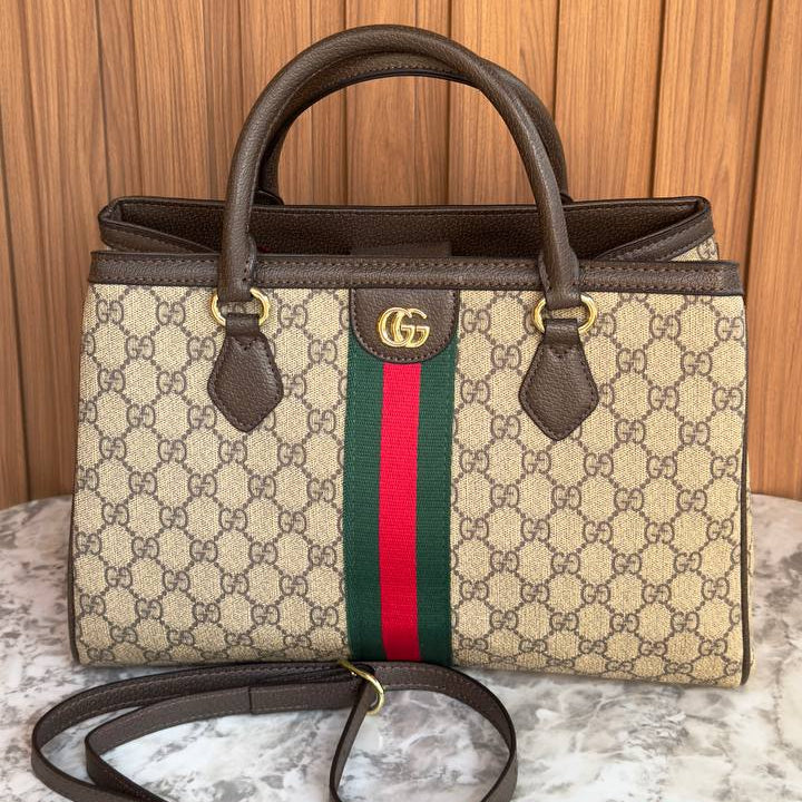 Gucci Ophidia GG Supreme Tote with Web Stripe 👜✨