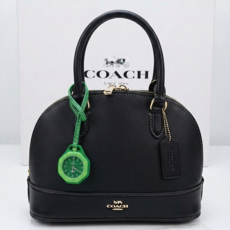 Coach Mirror Original Handbag with Trendy Fashion X Watch Set 👜✨