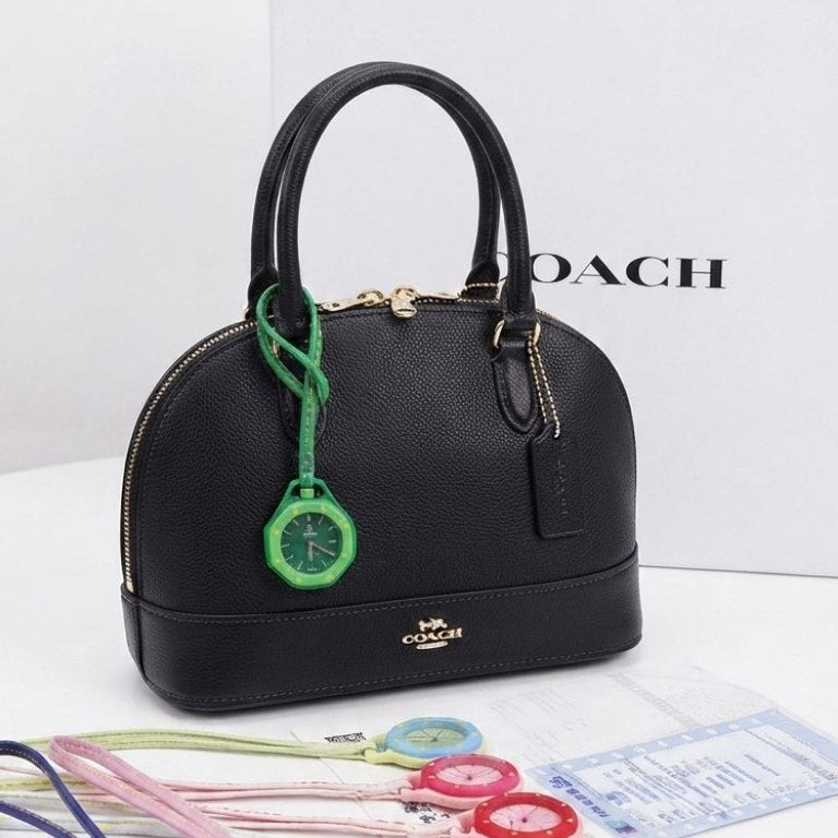 Coach Mirror Original Handbag with Trendy Fashion X Watch Set 👜✨