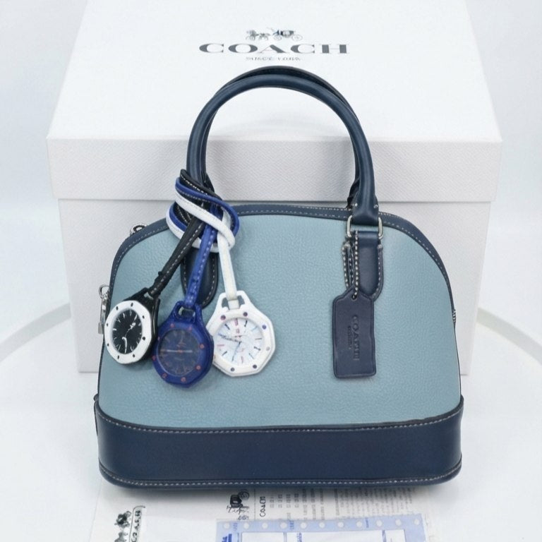 Coach Mirror Original Handbag with Trendy Fashion X Watch Set 👜✨