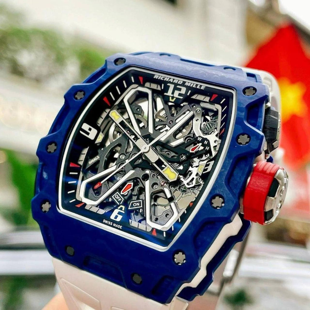 Richard Mille RM35-03 Rafael Nadal Blue Titanium Skeleton Watch 🎾