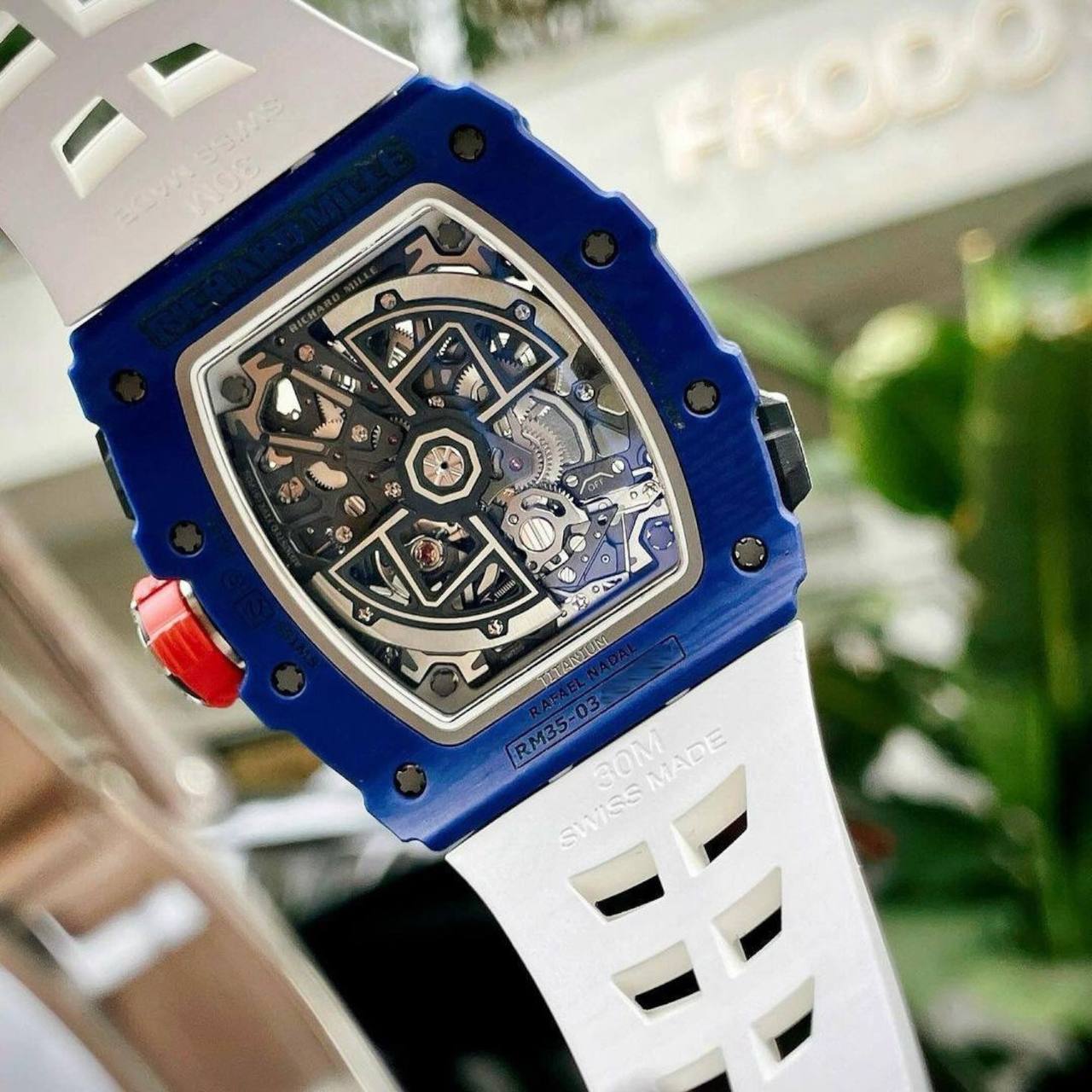 Richard Mille RM35-03 Rafael Nadal Blue Titanium Skeleton Watch 🎾
