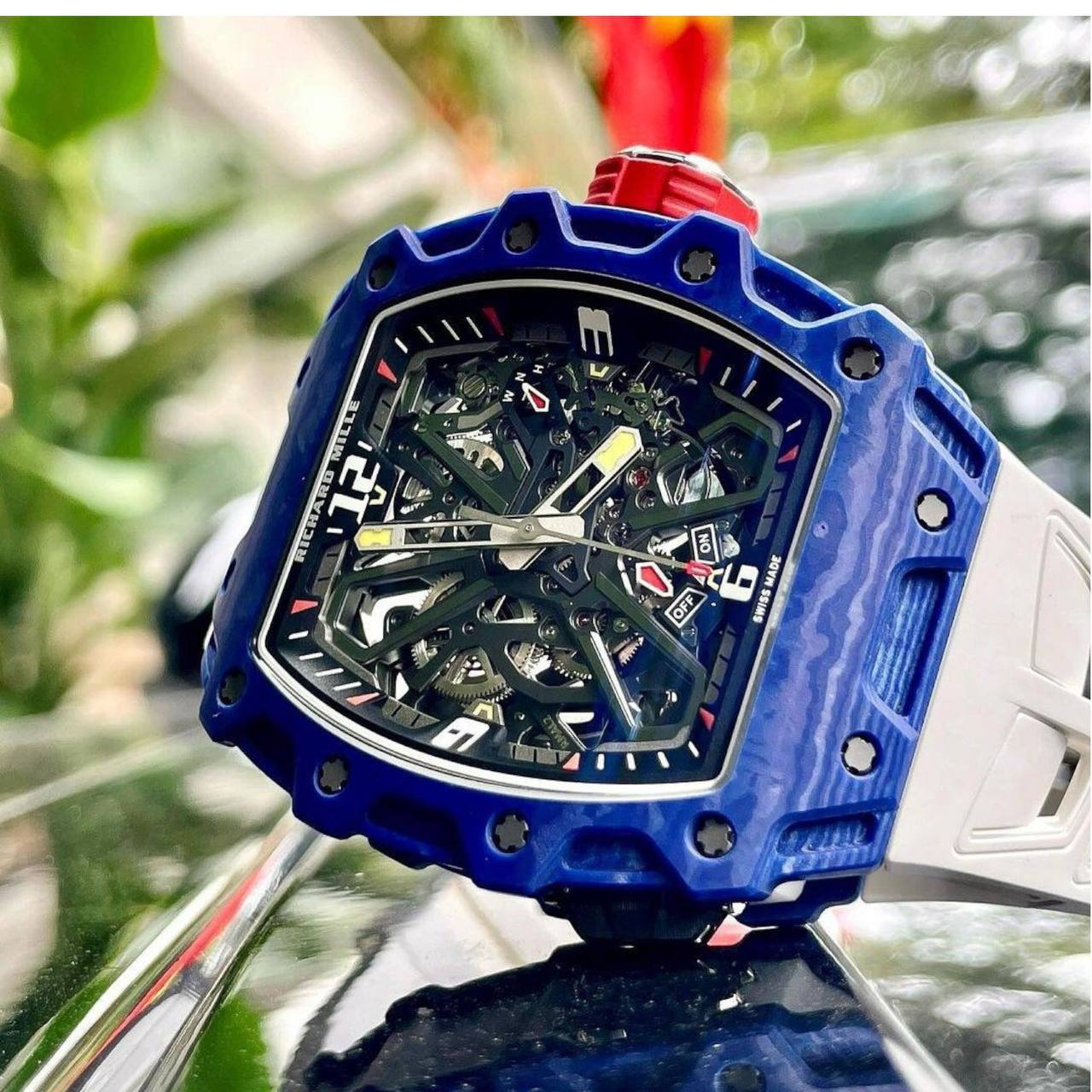 Richard Mille RM35-03 Rafael Nadal Blue Titanium Skeleton Watch 🎾