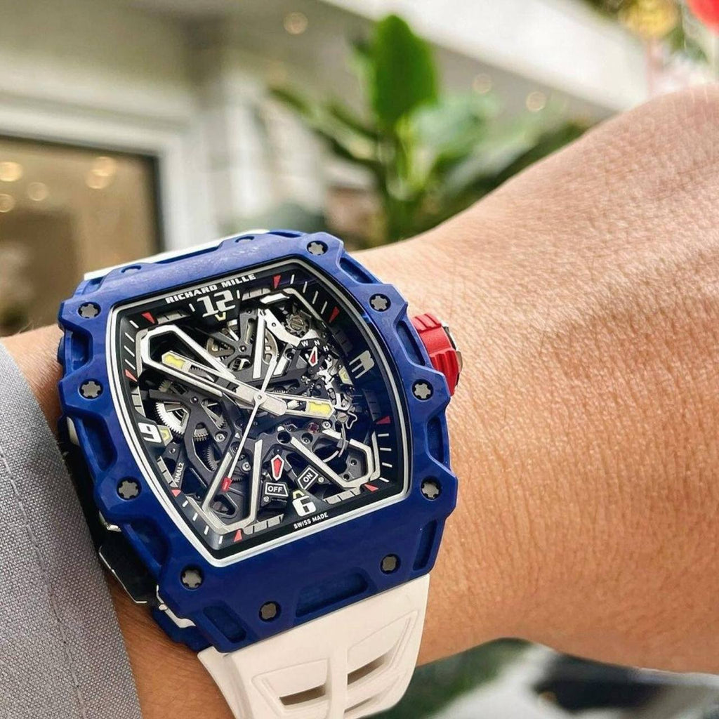Richard Mille RM35-03 Rafael Nadal Blue Titanium Skeleton Watch 🎾