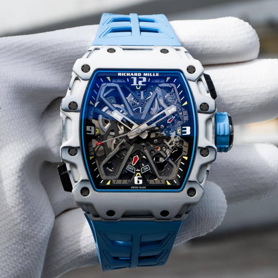 Richard Mille RM35-03 Rafael Nadal Blue Titanium Skeleton Watch 🎾