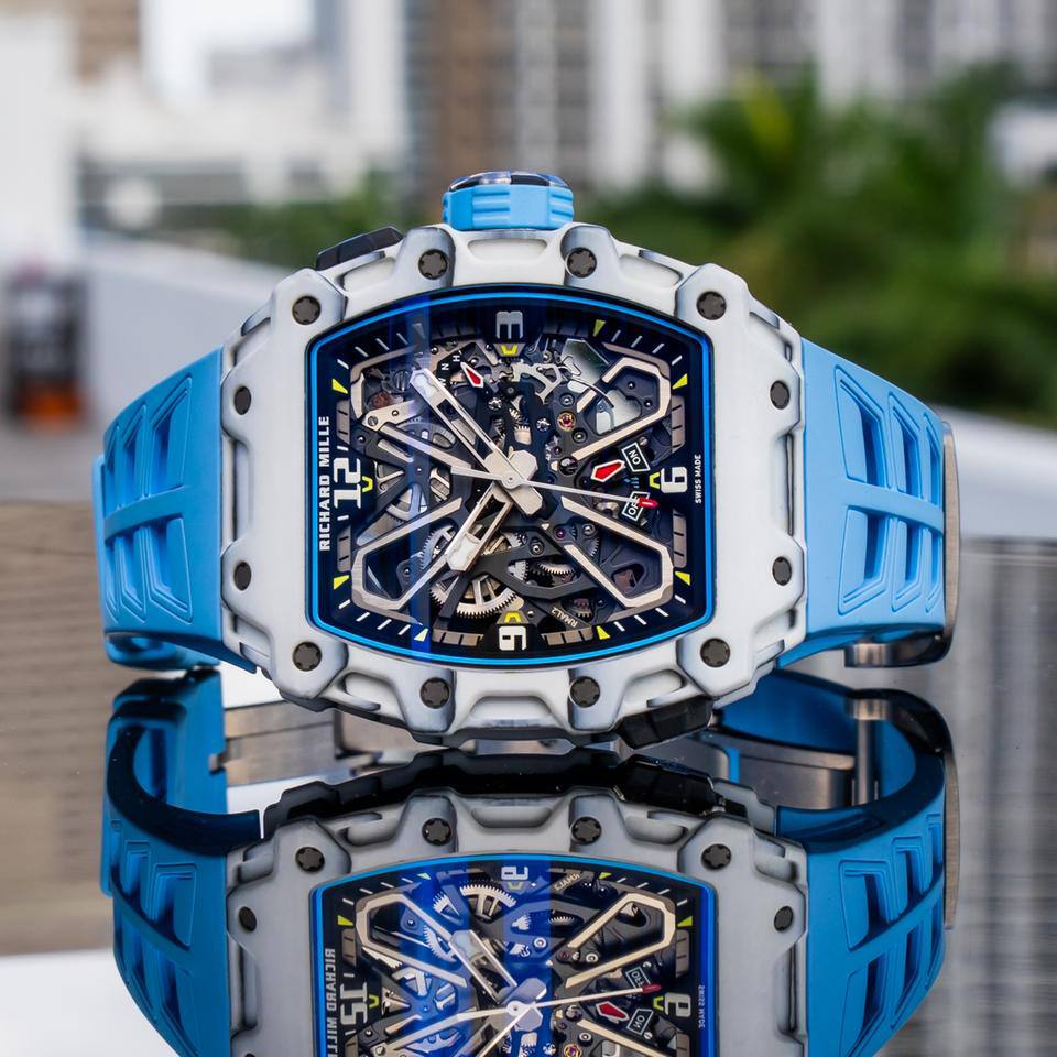 Richard Mille RM35-03 Rafael Nadal Blue Titanium Skeleton Watch 🎾