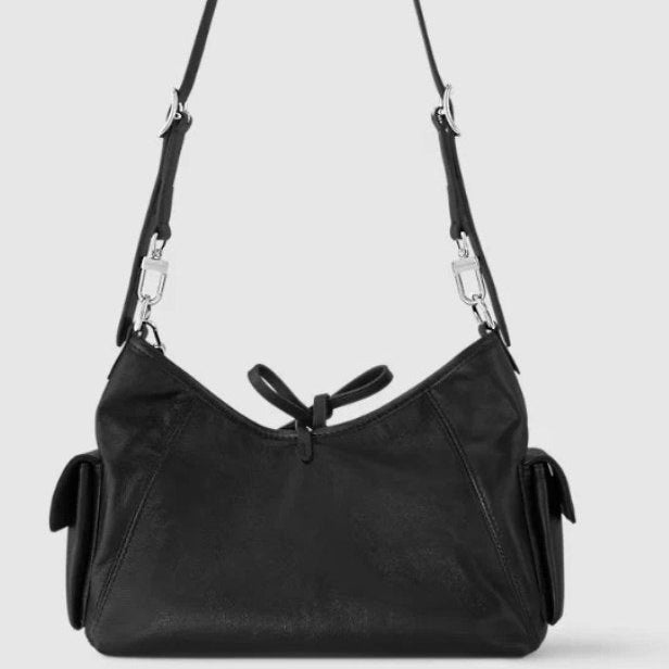 Louis Vuitton Mirror Original Black Vegan Leather Shoulder Bag