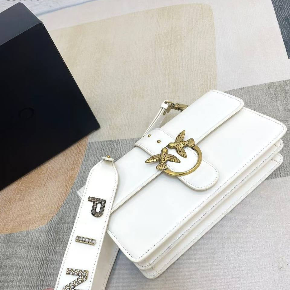 PINKO Chic Bag 🖤🤍 Top Quality with Box