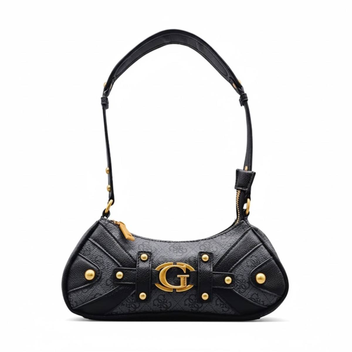 GUESS Brown & Black Logo Bag 👜🖤