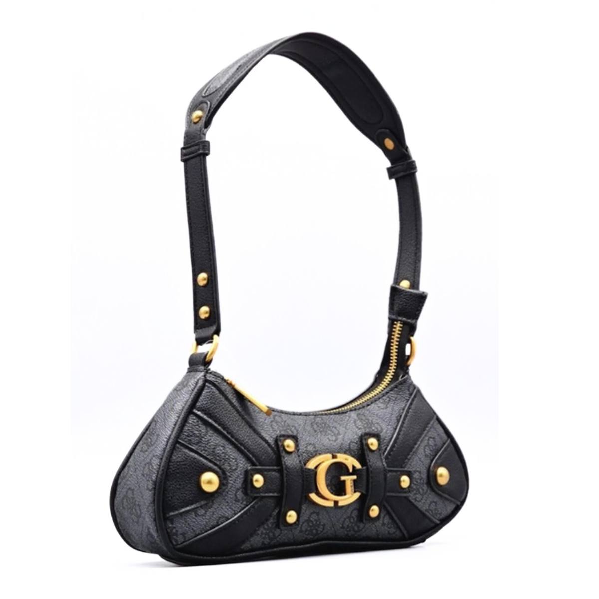 GUESS Brown & Black Logo Bag 👜🖤