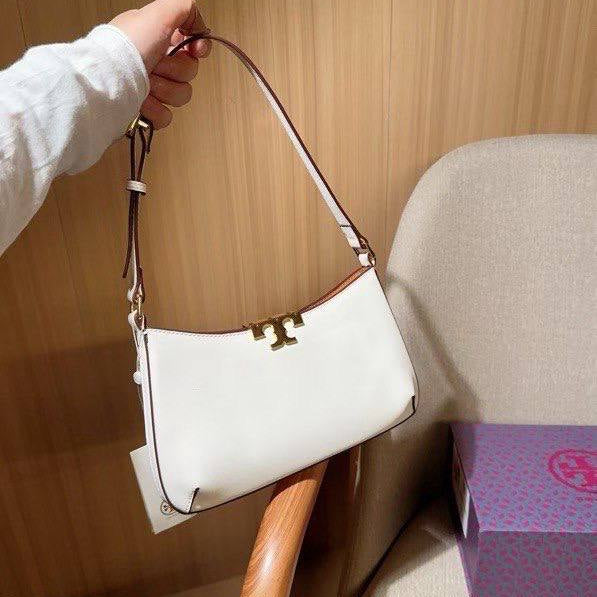 Tory Burch Color-Block Bag 🧡🤍🖤 Beige Accent