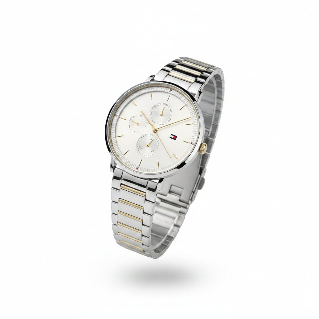 Elegant Women's Watch: Silver, Gold, Rose Gold Metal ⌚✨
