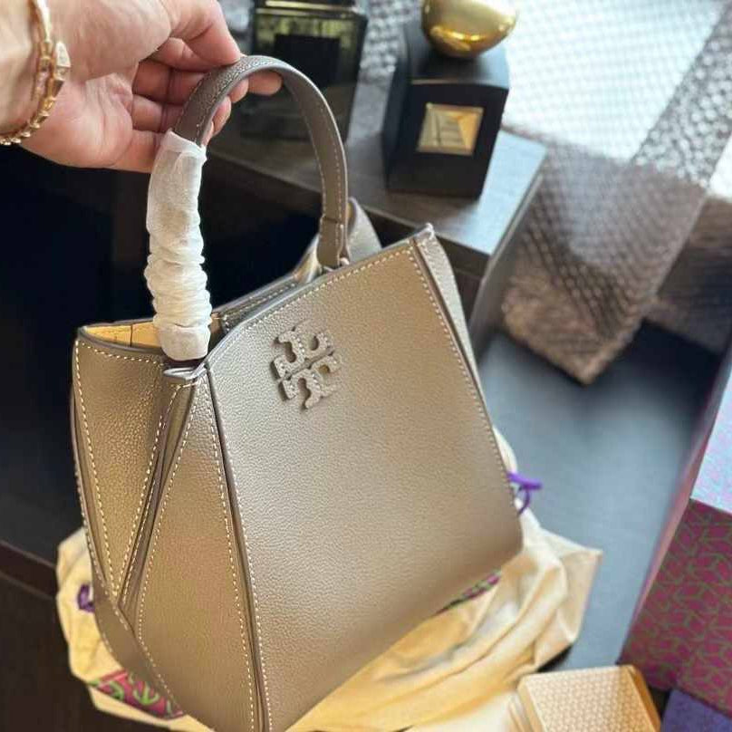Tory Burch Chic Satchel 👜 in Black, Beige, Brown, White 🤍