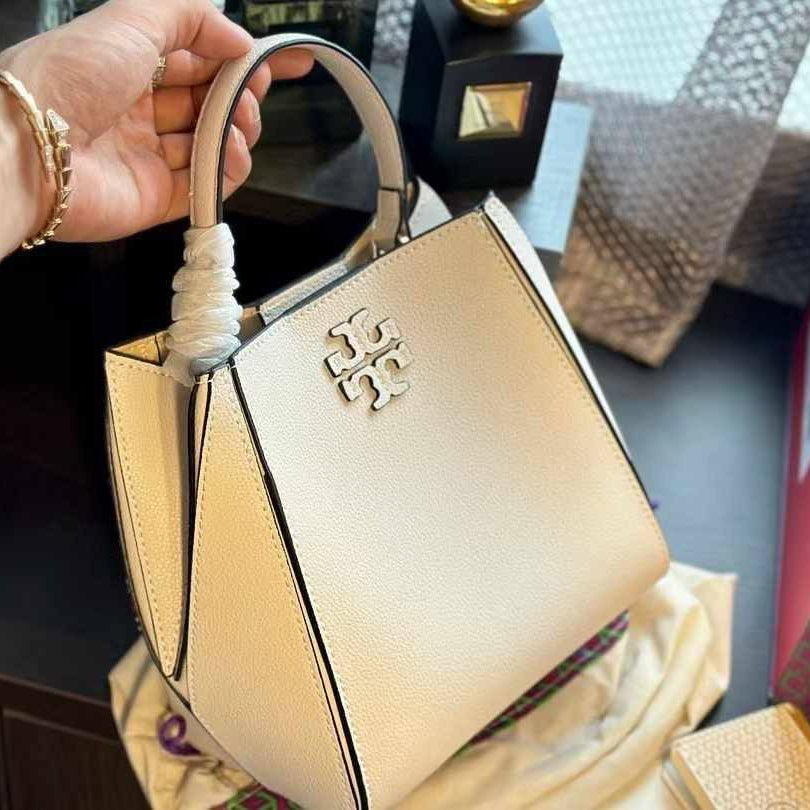 Tory Burch Chic Satchel 👜 in Black, Beige, Brown, White 🤍