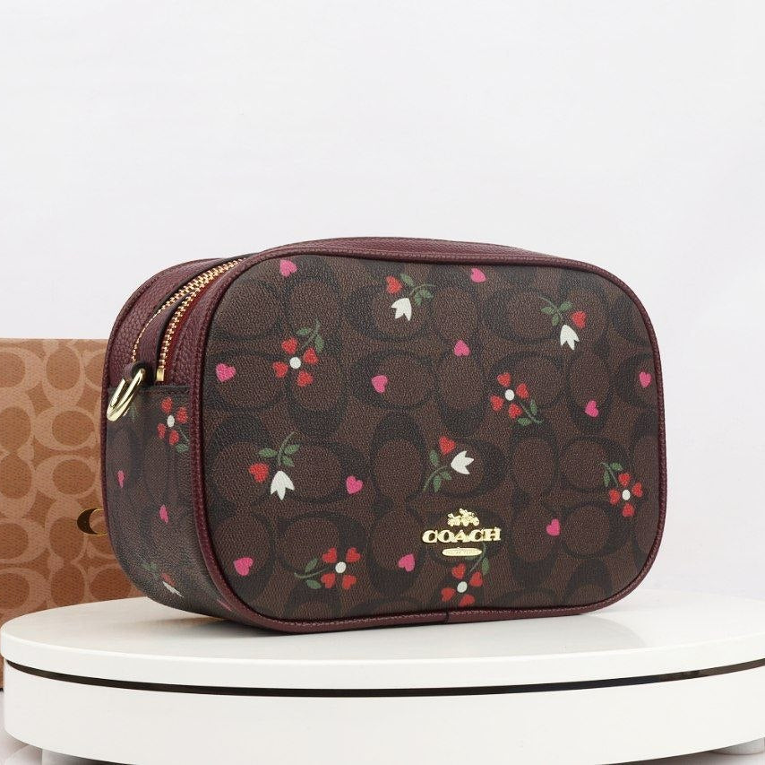 Coach Mirror Original Bag 👜 in Brown & Burgundy 🍷