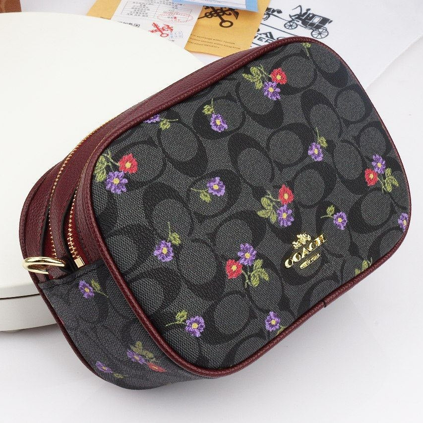 Coach Mirror Original Bag 👜 in Brown & Burgundy 🍷