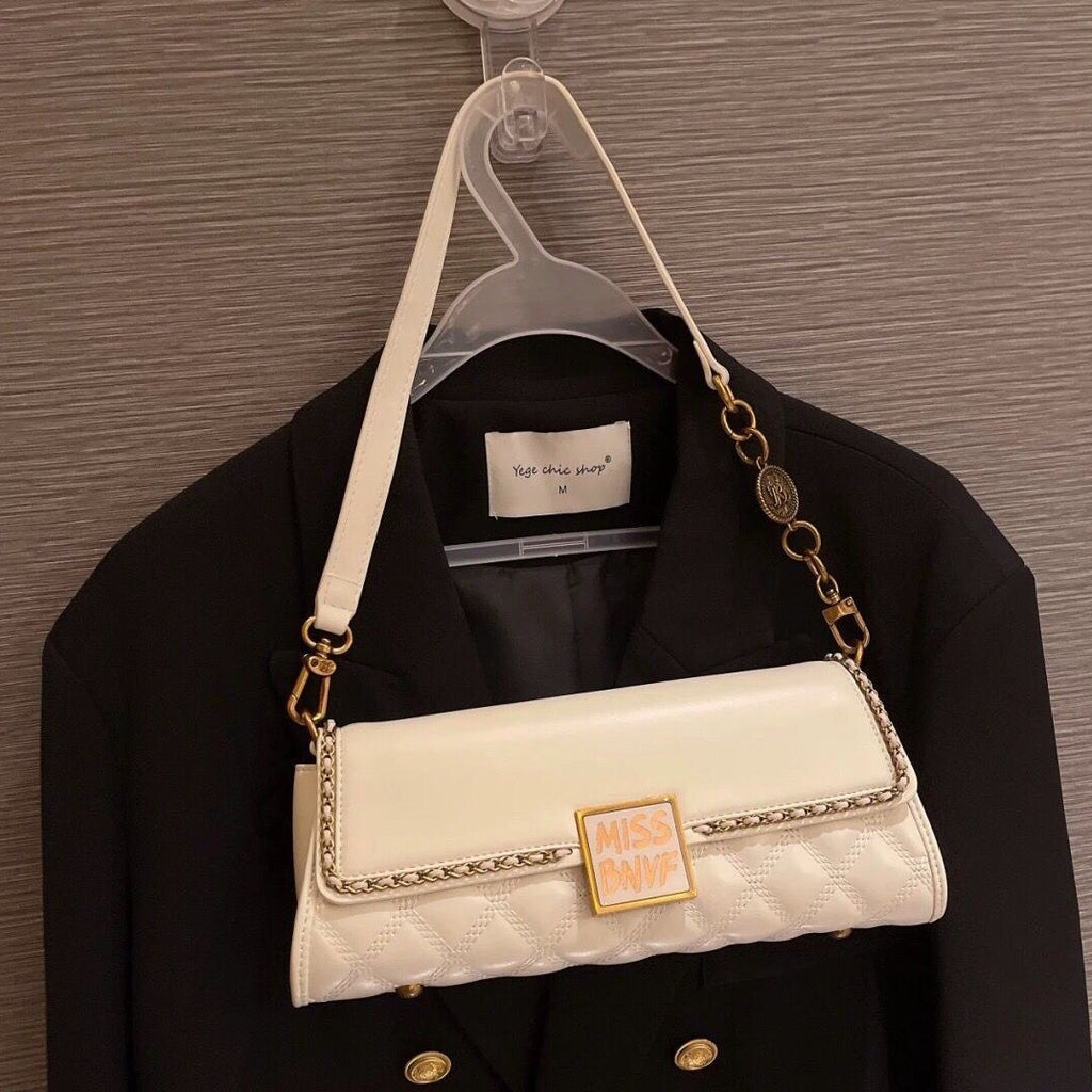 MISS BNVF Cream Quilted Bag 👜🤍