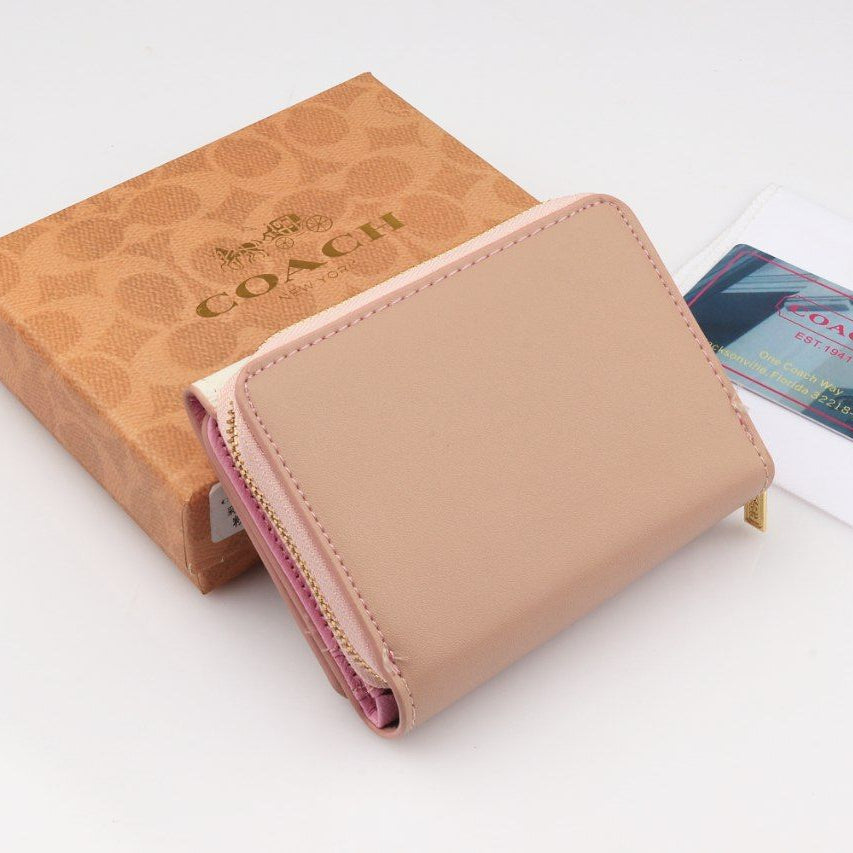 Coach Floral Print Zip Around Wallet