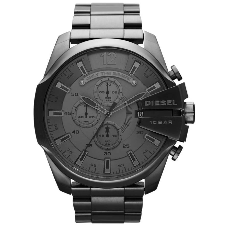 Diesel Mega Chief Gunmetal Stainless Steel Chronograph Watch