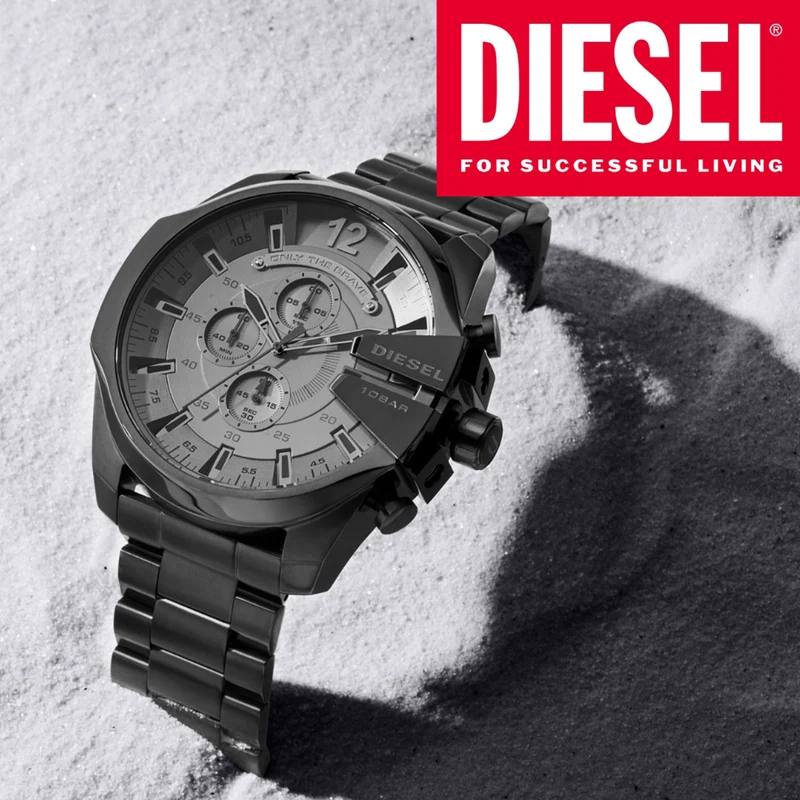 Diesel Mega Chief Gunmetal Stainless Steel Chronograph Watch
