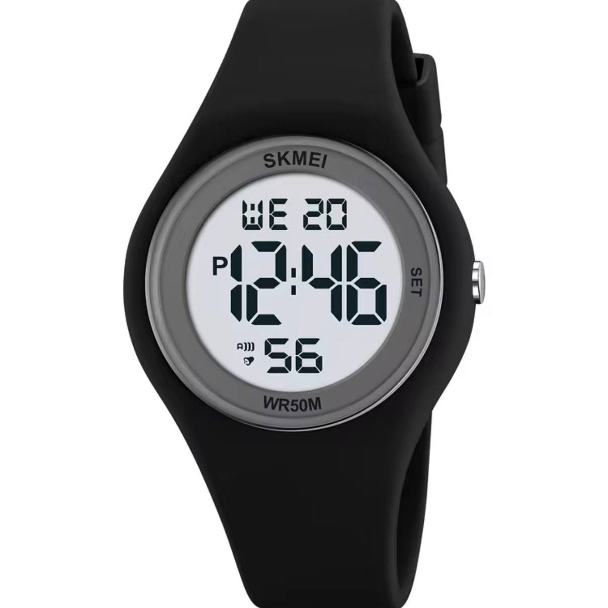SKMEI Minimalist Waterproof Digital Sports Watch ⌚️🖤💦