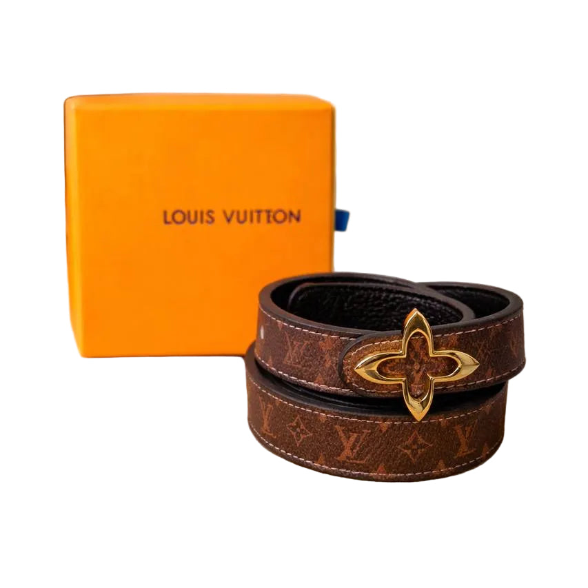Louis Vuitton Monogram Flower Double Wrap Bracelet 🌸✨