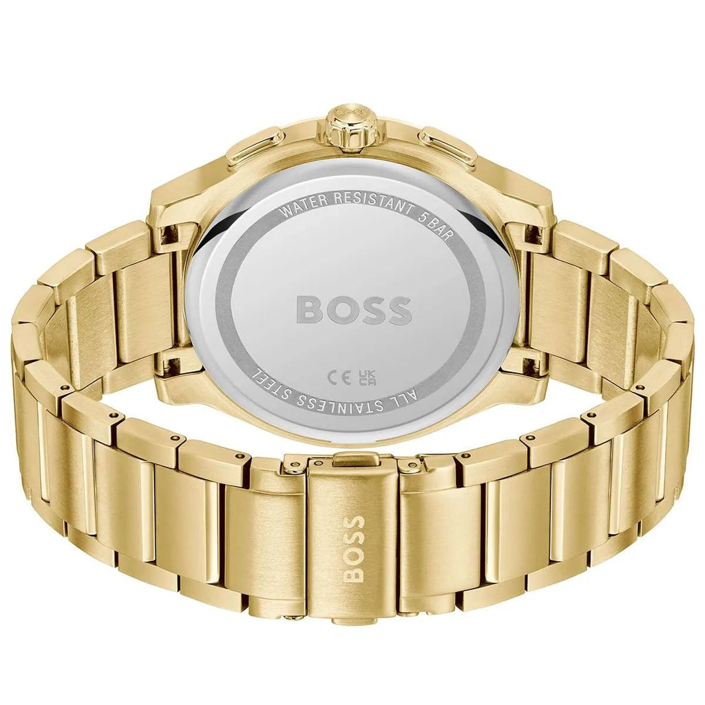 Boss Silver & Blue Stainless Steel Watch ⌚👔💎