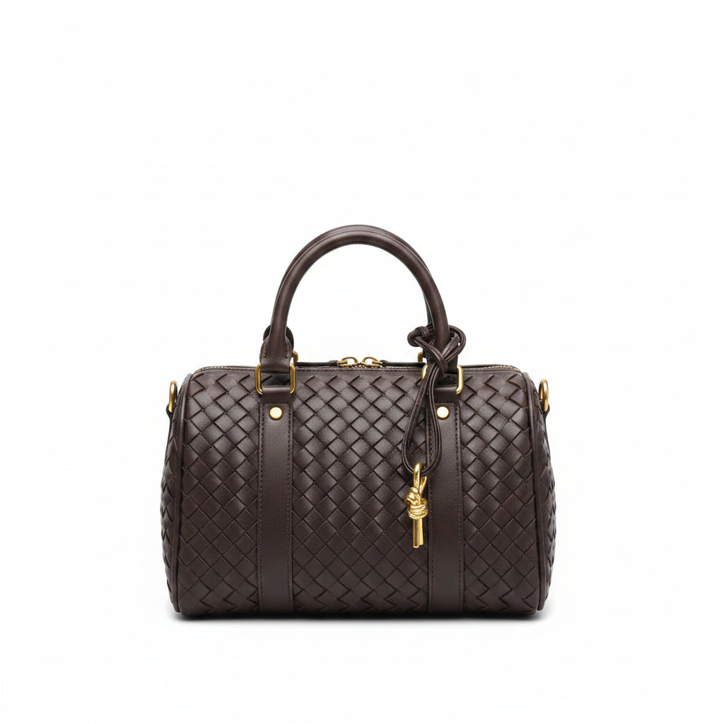 Bottega Veneta Style Woven Handbag with Knot Detail 👜✨