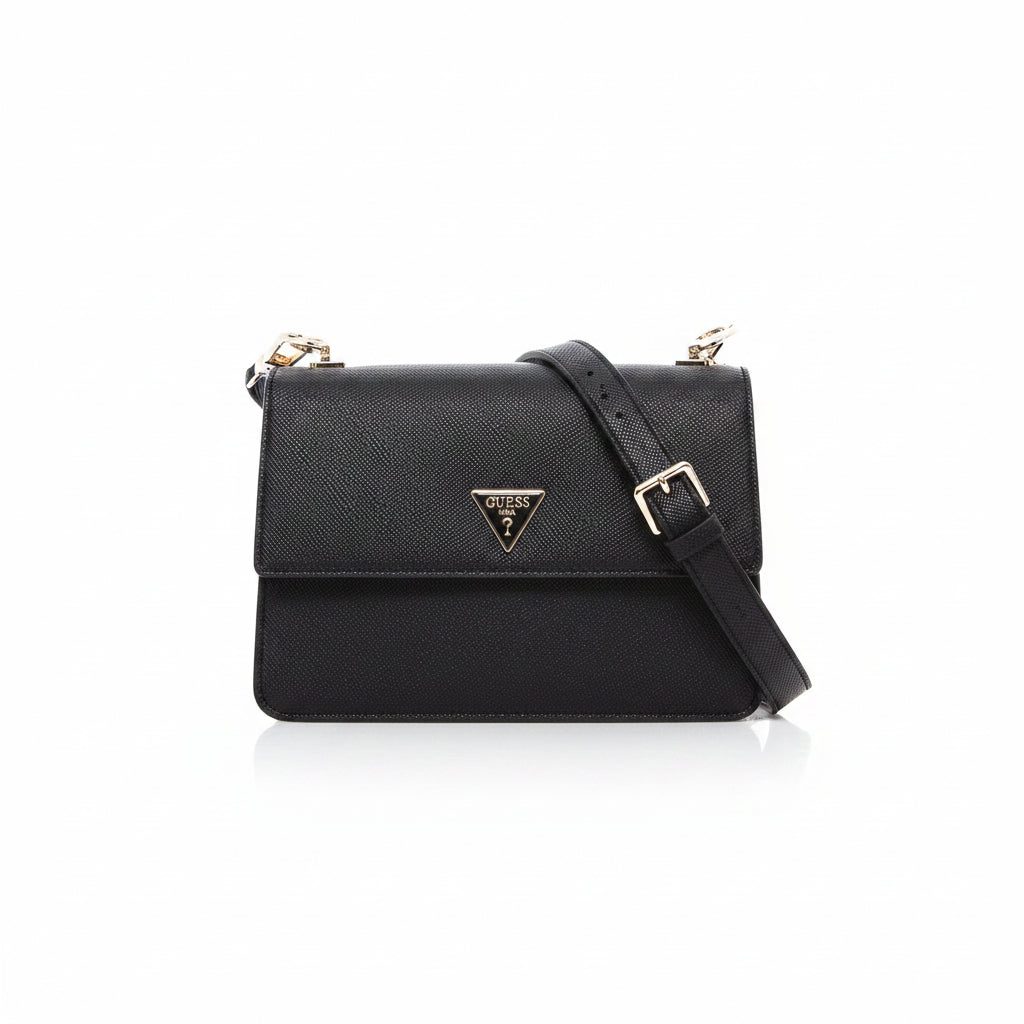 Guess Structured Black Crossbody Bag with Coin Purse 🖤✨