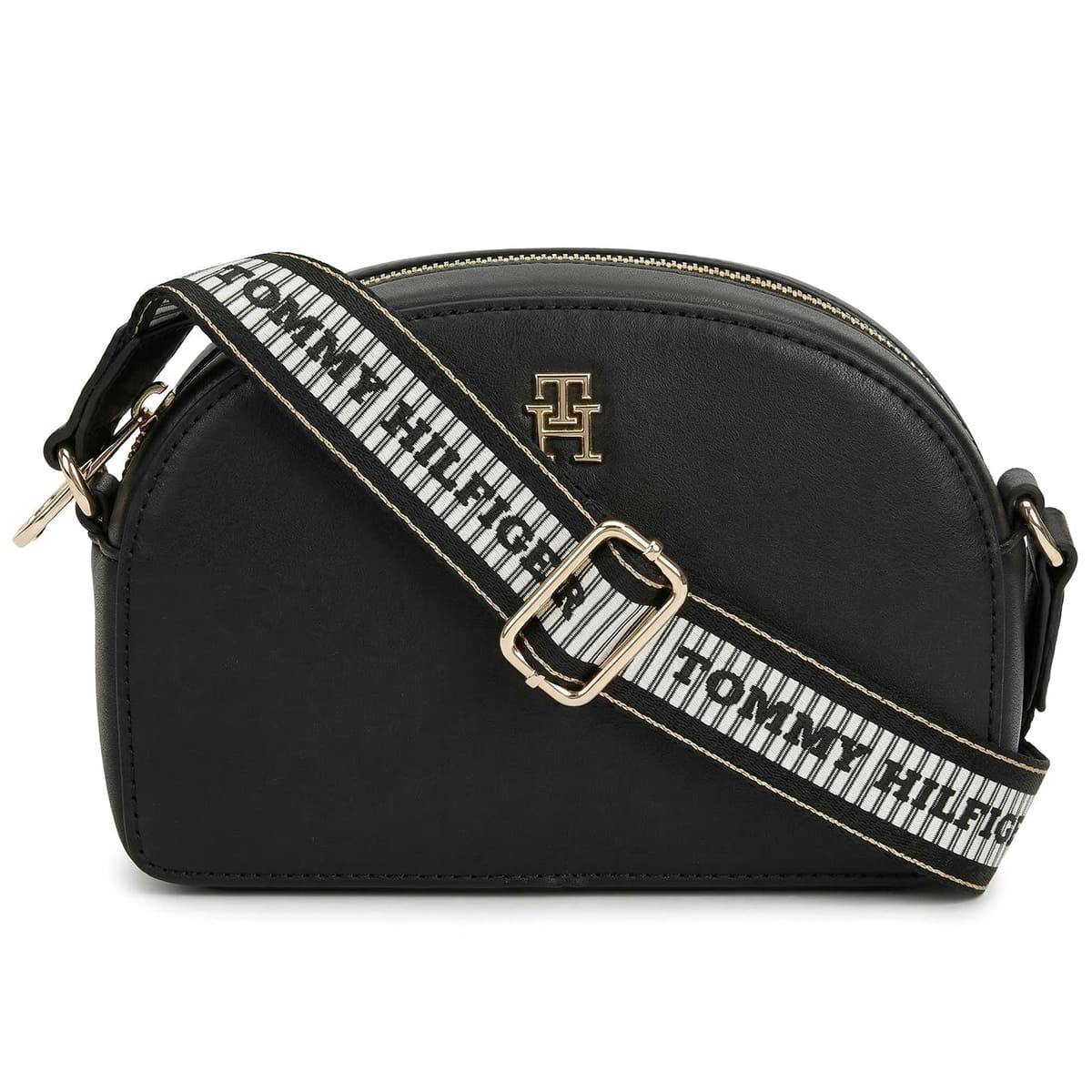Tommy Hilfiger Logo Strap Crossbody Bag with Gold-Tone Hardware 👜✨