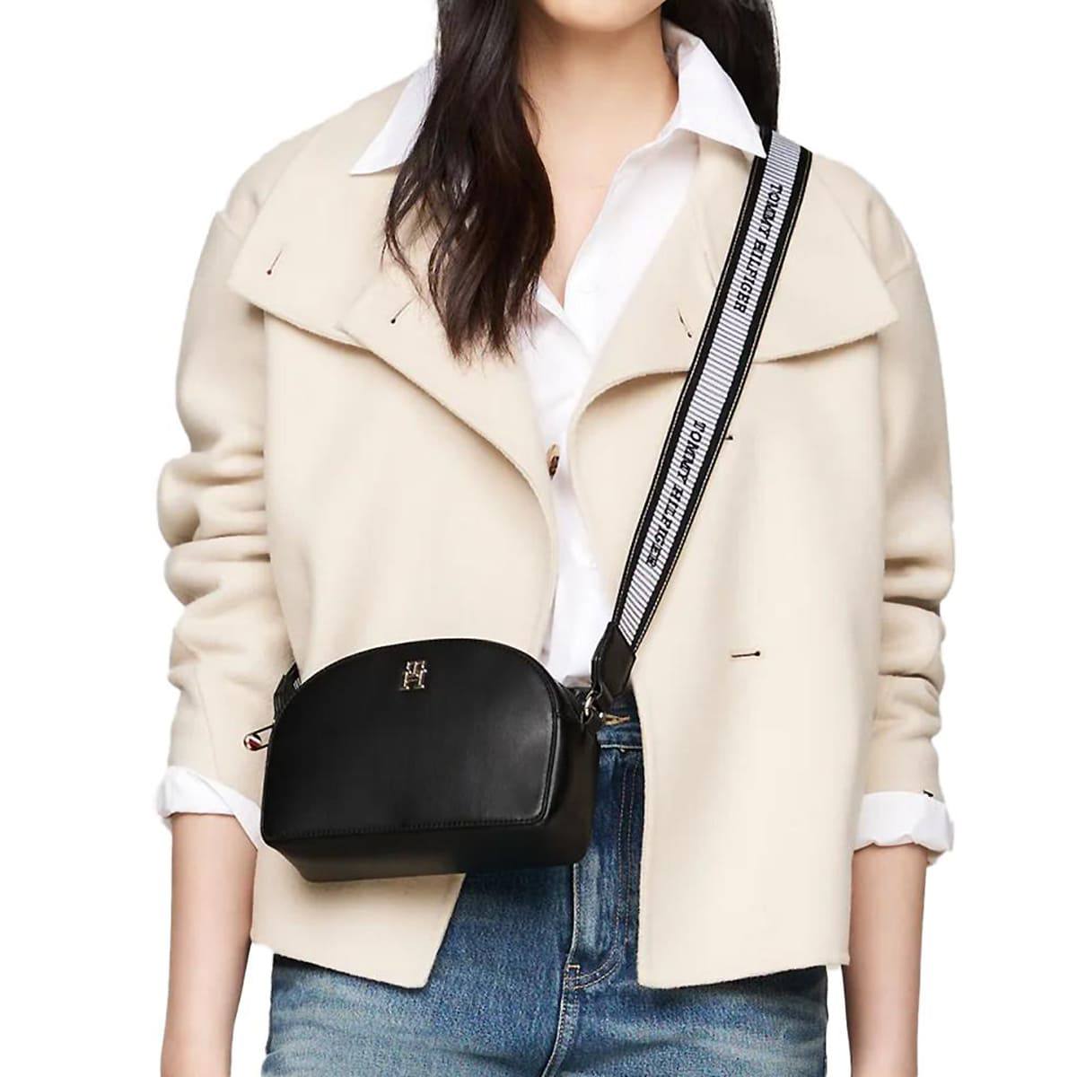 Tommy Hilfiger Logo Strap Crossbody Bag with Gold-Tone Hardware 👜✨
