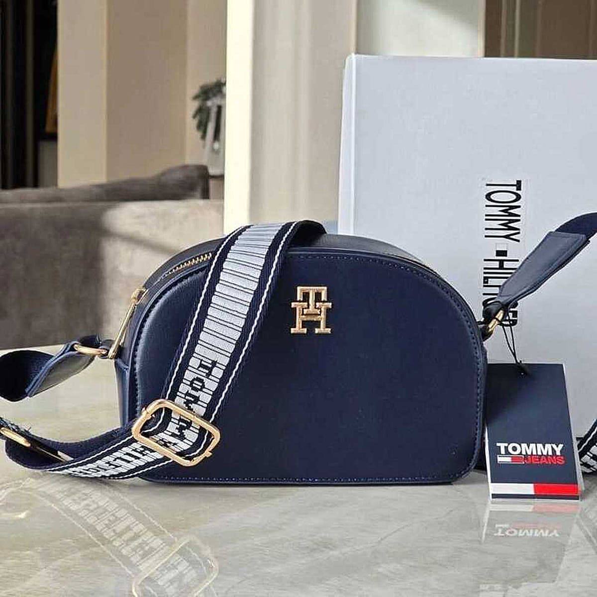 Tommy Hilfiger Logo Strap Crossbody Bag with Gold-Tone Hardware 👜✨