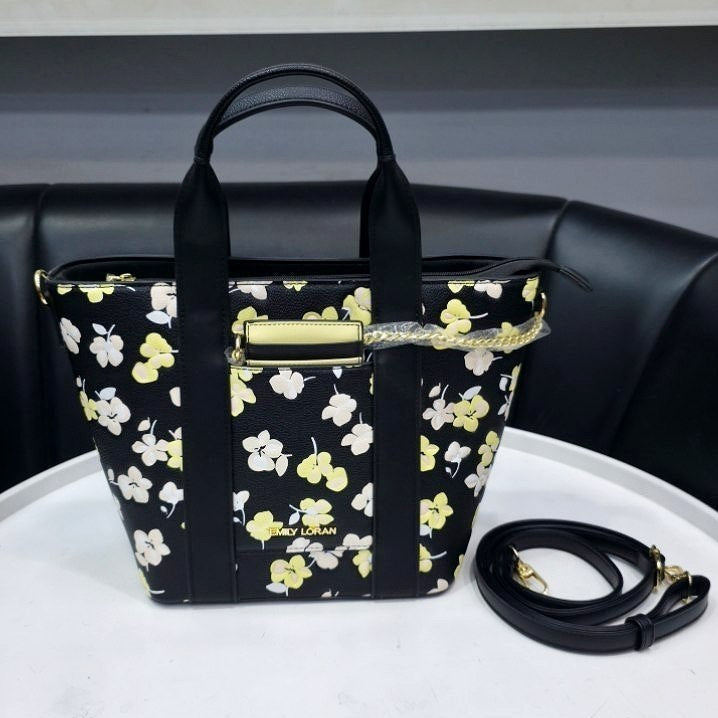 Emily Loran Floral Handbag with Matching Card Holder 🌸👜