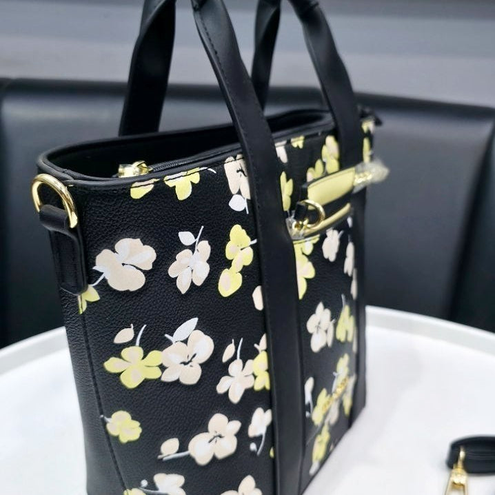 Emily Loran Floral Handbag with Matching Card Holder 🌸👜