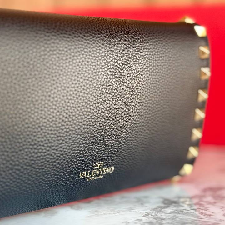 Valentino Garavani Studded Clutch with Chain Strap