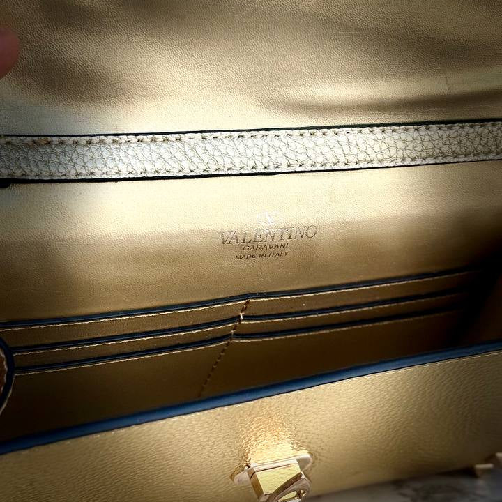 Valentino Garavani Studded Clutch with Chain Strap