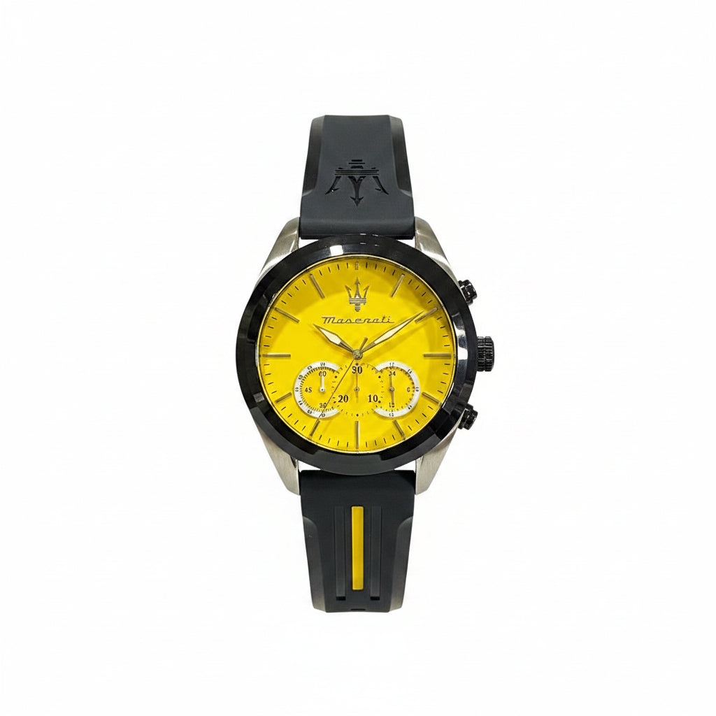 Maserati Traguardo Chronograph with Vibrant Yellow Dial