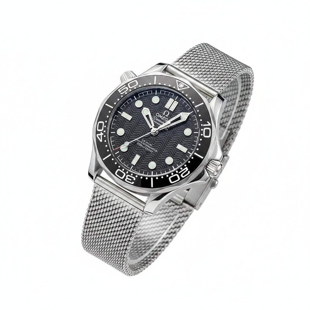 Omega Seamaster Professional 300m Master Chronometer Mesh Watch