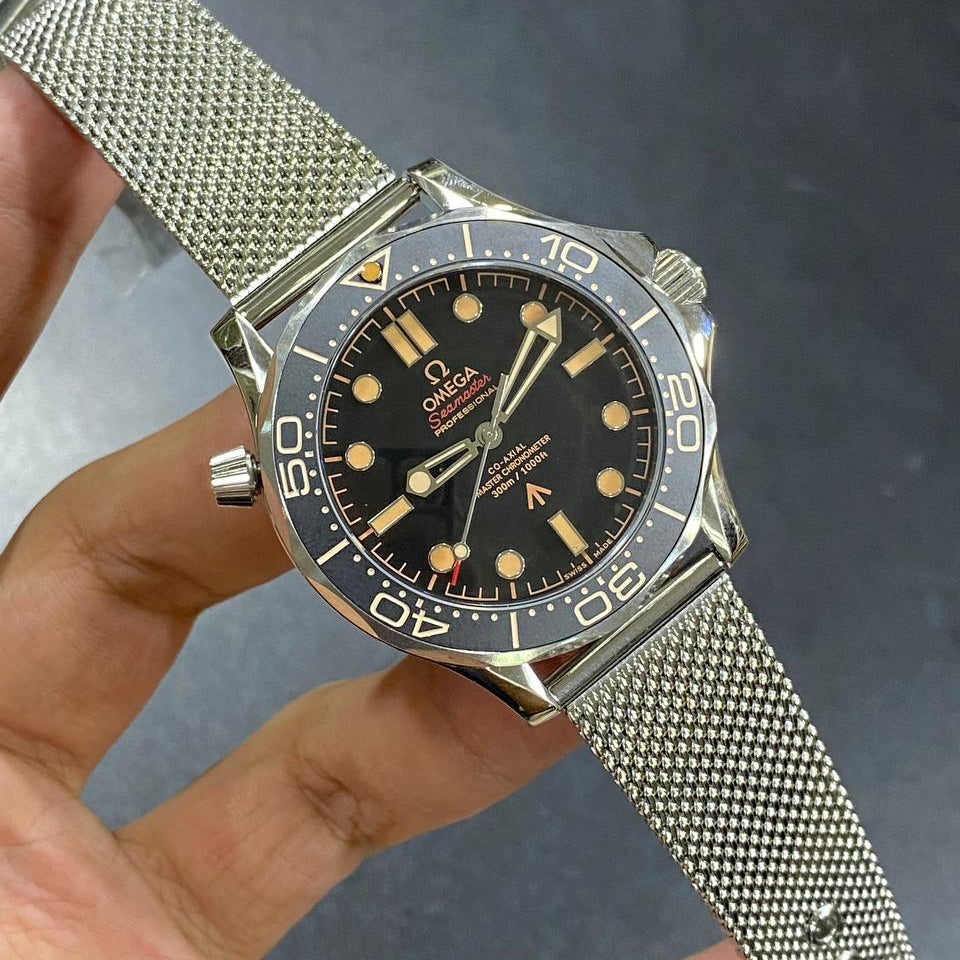 Omega Seamaster Professional 300m Master Chronometer Mesh Watch