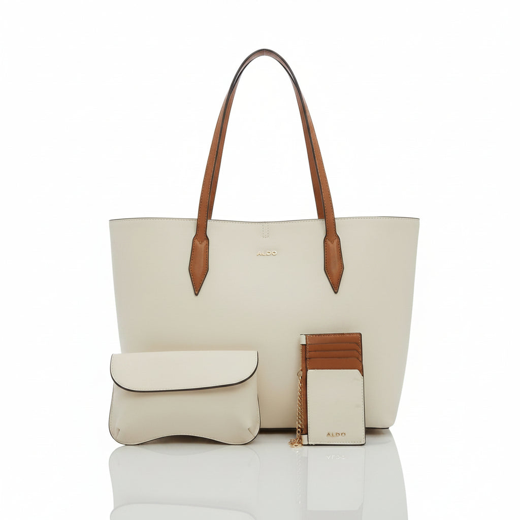 Aldo Signature Tote Bag Set with Matching Accessories