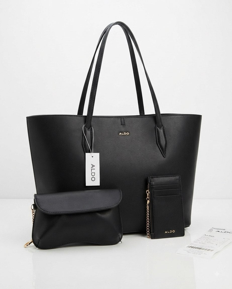 Aldo Signature Tote Bag Set with Matching Accessories