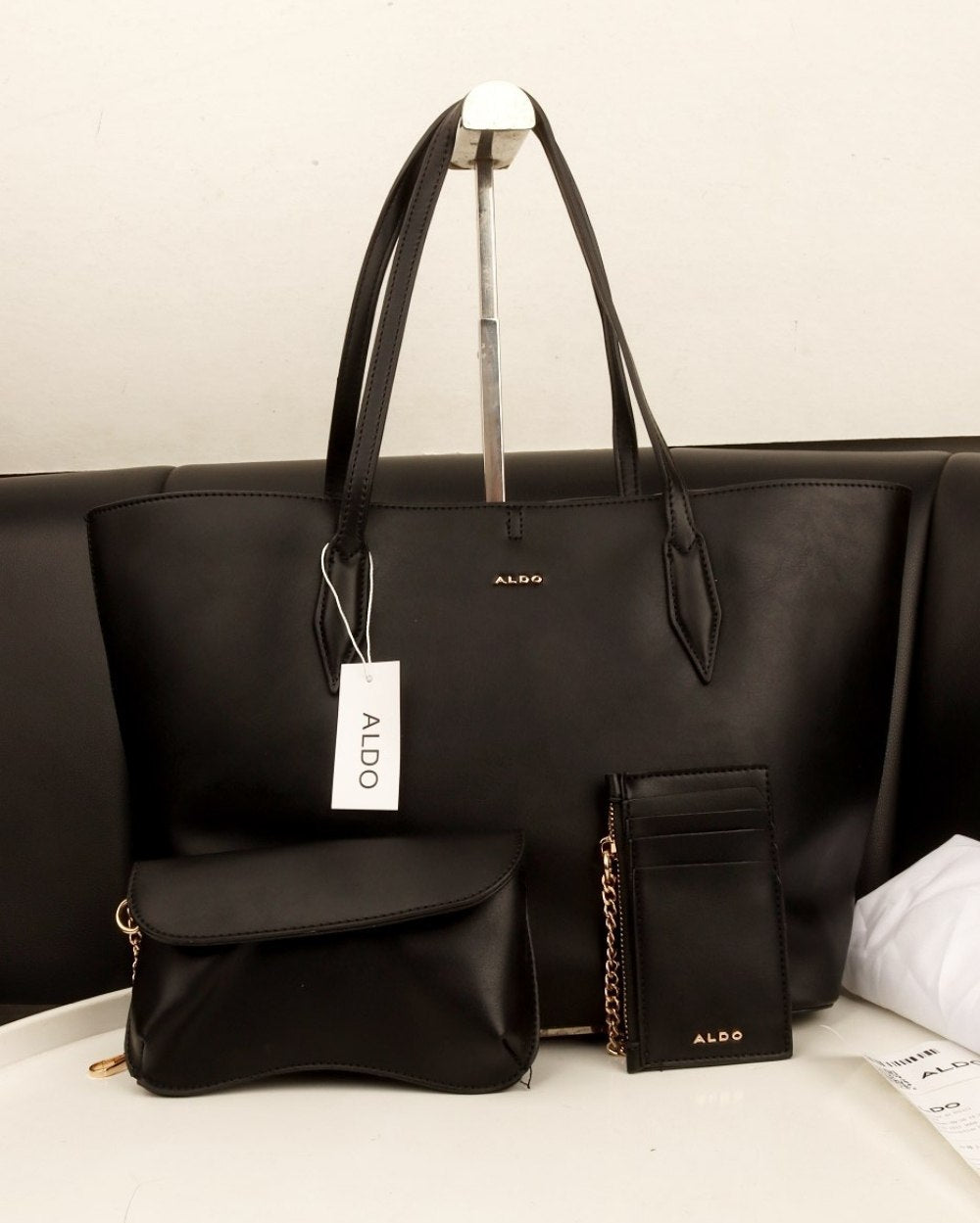 Aldo Signature Tote Bag Set with Matching Accessories