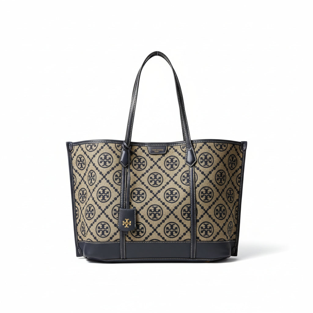 Tory Burch Monogram Pattern Tote Bag