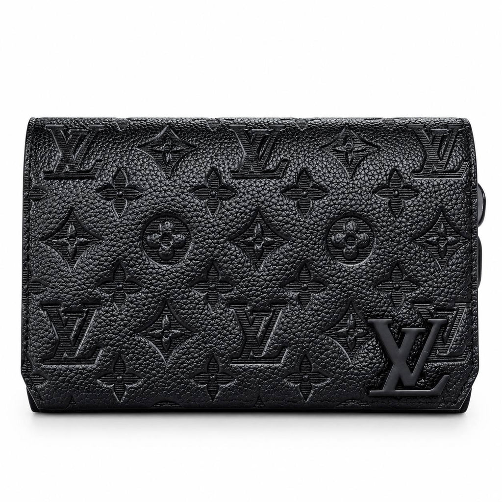 Louis Vuitton Monogram Empreinte Black Leather Wallet