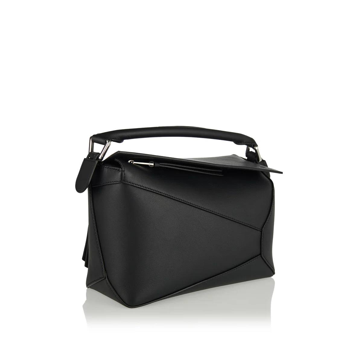 Loewe Puzzle Leather Bag in Elegant White