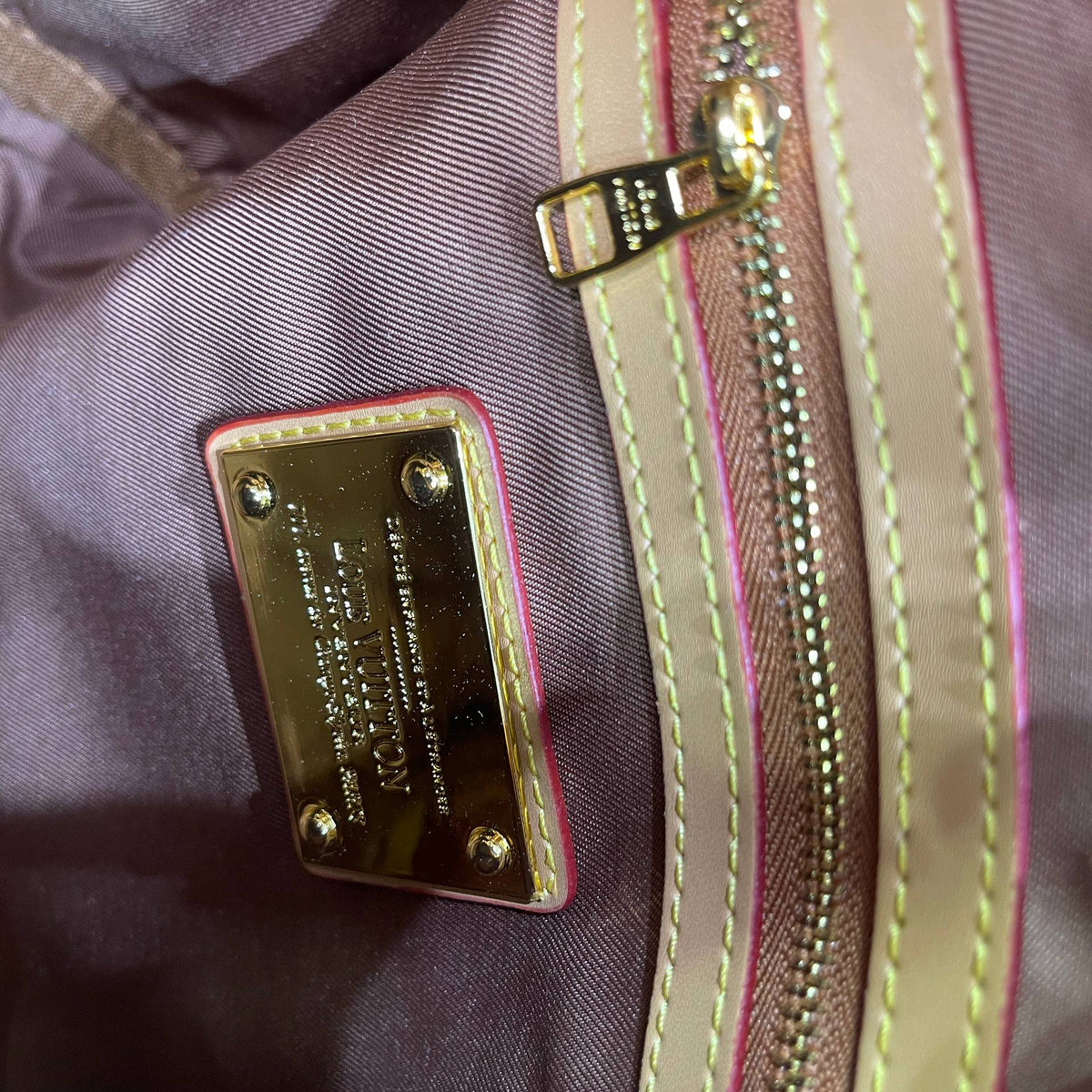Louis Vuitton Monogram Blue Handbag with Matching Coin Purse