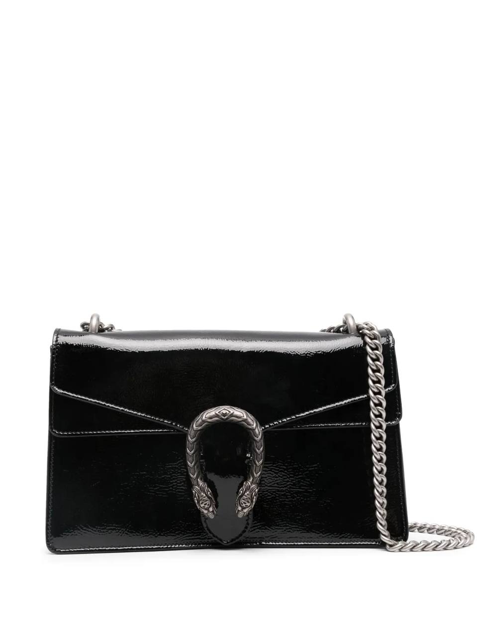 Gucci Dionysus Burgundy Patent Leather Shoulder Bag