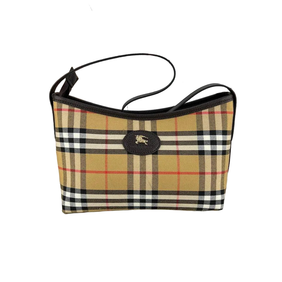 RURBERRY Beige & Brown Satchel 👜 Classic Style 💼